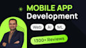 do app development for ios app with flutter or react native