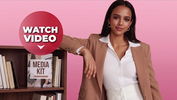 create influencer media kit , branded speaker one sheet, epk