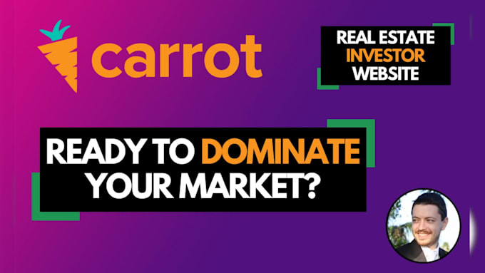 create a carrot website optimized for seller leads and SEO