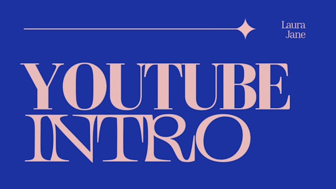 create unique personalised youtube intros