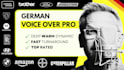 record your german voice over with a warm, deep, charming voice