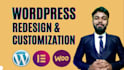 do wordpress website redesign and wordpress customization