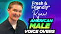 record a professional american male voice over