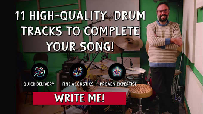 record drums in any style, especially jazz