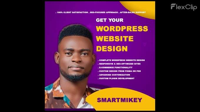 build professional website design, design wordpress website