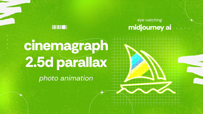 create cinemagraph or parallax animation from midjourney ai images
