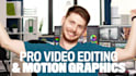 do professional video editing and motion graphics