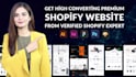 do shopify website development,  optimize shopify store speed and SEO as expert