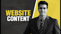 write website copy on anything