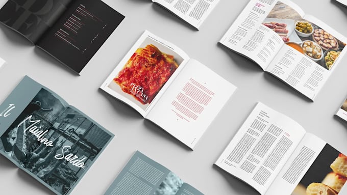 design high end editorial magazine