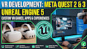 develop virtual reality VR for meta quest in unreal engine 5