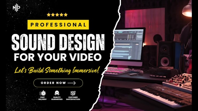 professionally sound design your video