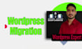 do wordpress migration and fix wordpress website