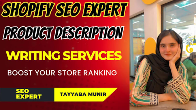 do ecommerce advance shopify seo and write shopify descriptions