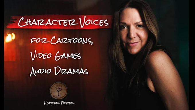 record a voice over for character voices