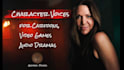 record a voice over for character voices