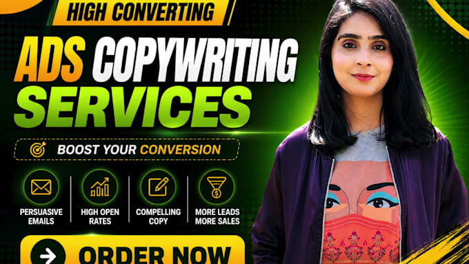write high converting facebook, google, instagram and email ads copy