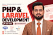 be your full stack web developer PHP laravel developer react js