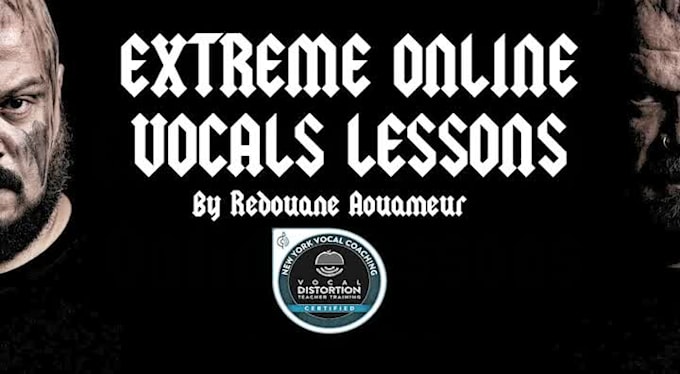 teach you how to scream, death and black metal vocals coach