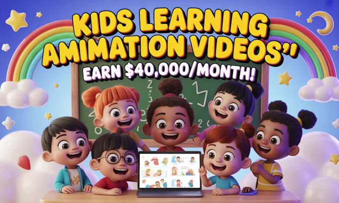 Do fun kids videos, learning animations, rhymes to monetize your ...