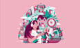 unique design a flat illustration with people for app, web or book cover