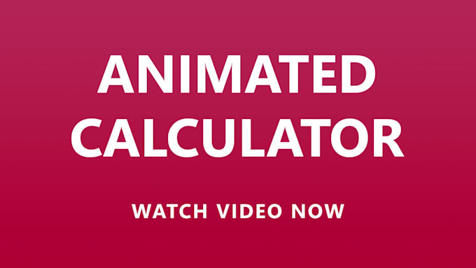 create custom web calculator or wordpress calculator