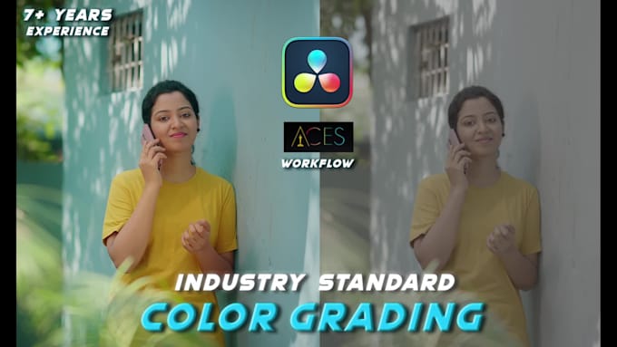 do video color grading and color correction as colorist