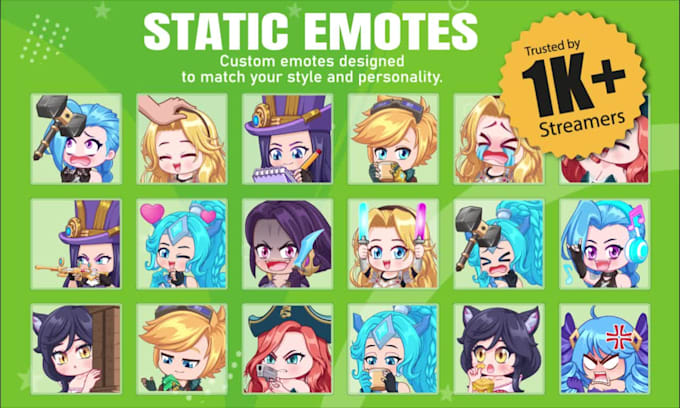 draw twitch emotes and sub badges for streamers and vtubers