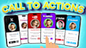 create a 3d phone follow animation for social media