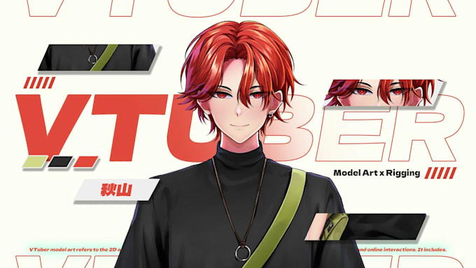 design a vtuber model and rig in live2d vtuber studio