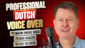 do a male dutch intro outro voice over for your podcast