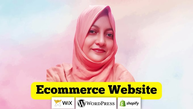 design ecommerce website using wordpress, shopify, wix