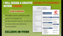 design a professional and creative capability statement