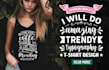 do amazing trendy typography t shirt design