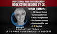 create 3 social media ads or a plus content using your bookcover
