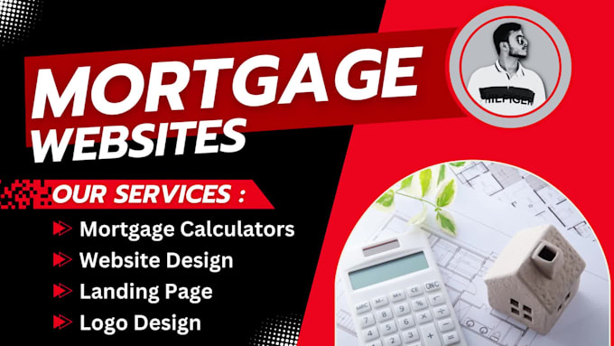 create a home loan mortgage website or home auction and loan officer website