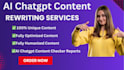 do ai content editing and rewrite humanize ai chatpgt content