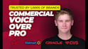 record an american male english commercial voice over