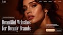 design beauty website, cosmetic website, salon website, spa website