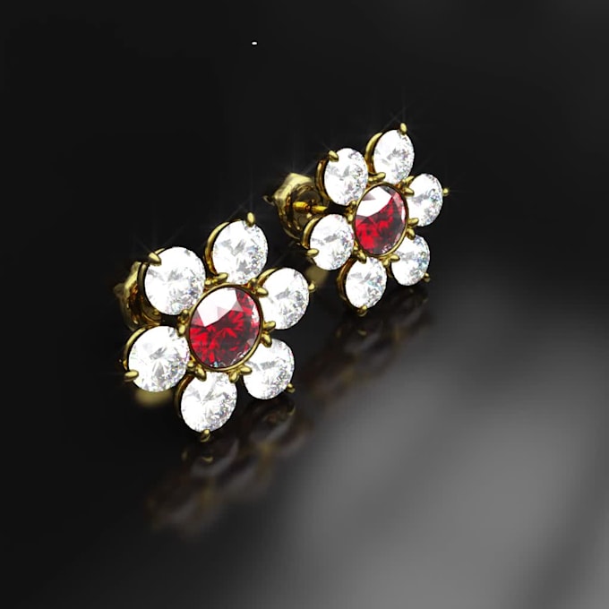 do 3d jewelry design and 3d jewelry rendering