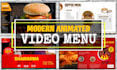 design restaurant animated video menu