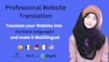do your website translation into other languages