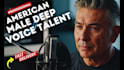 record professional american english male voice over