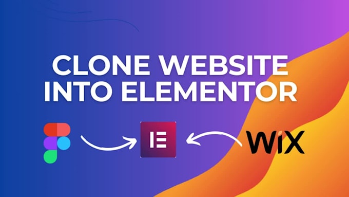 clone any wordpress website into elementor template