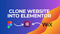 clone any wordpress website into elementor template
