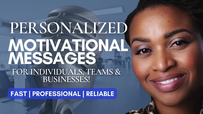 record personalized motivational messages