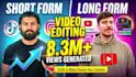 create ai generated social media videos and your short form video editor