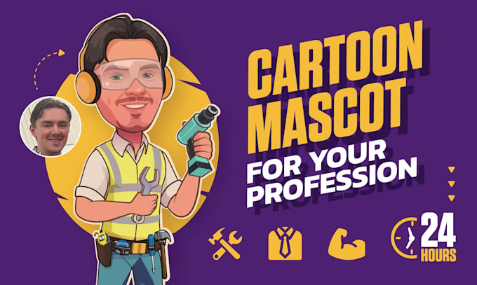 design a cartoon character or mascot for your profession