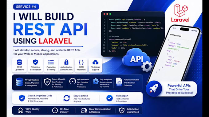 creating a rest API using laravel