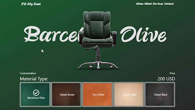 build interactive high quality 3d product configurator customizer website